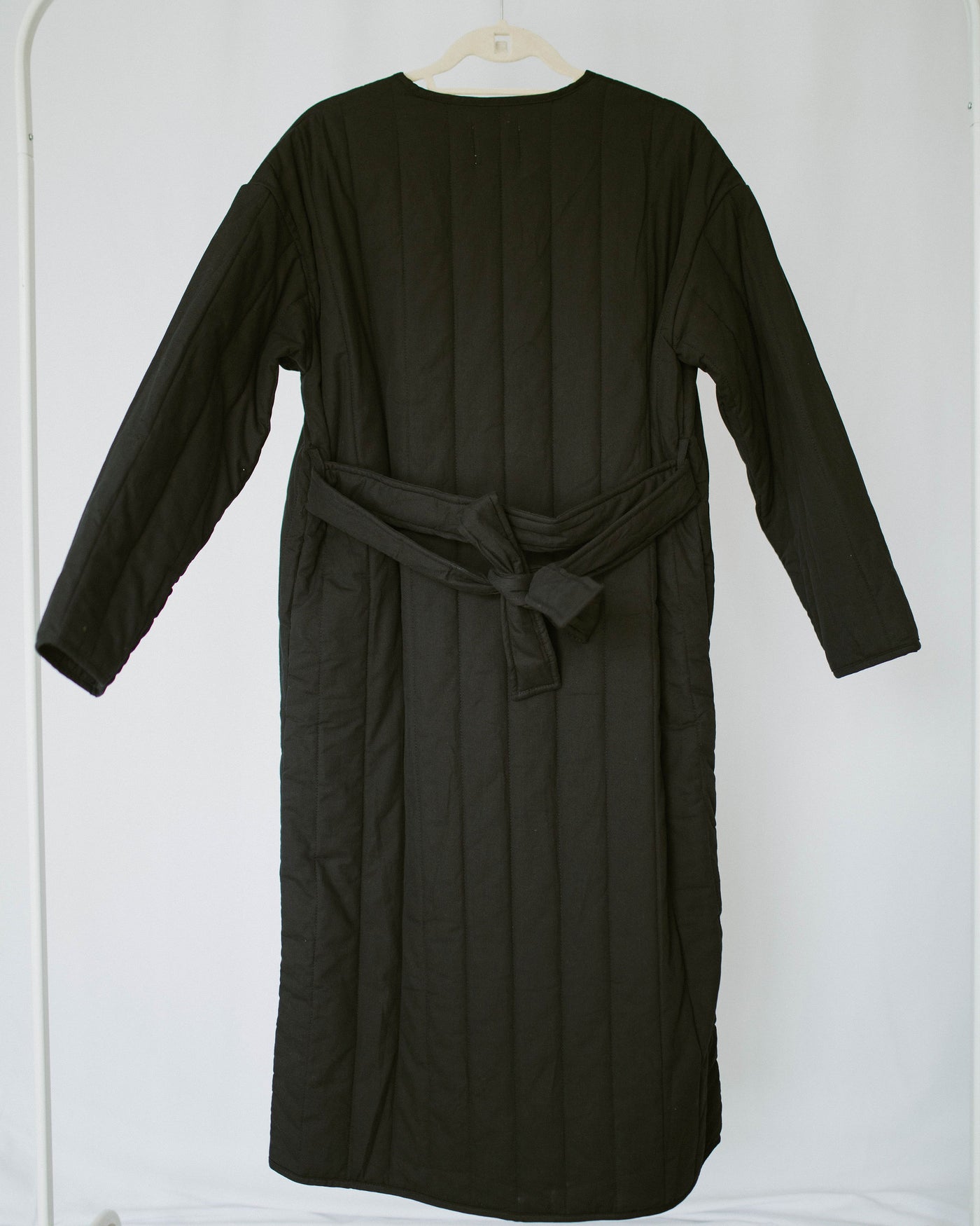 quilted coat with round neck - FINAL SALE