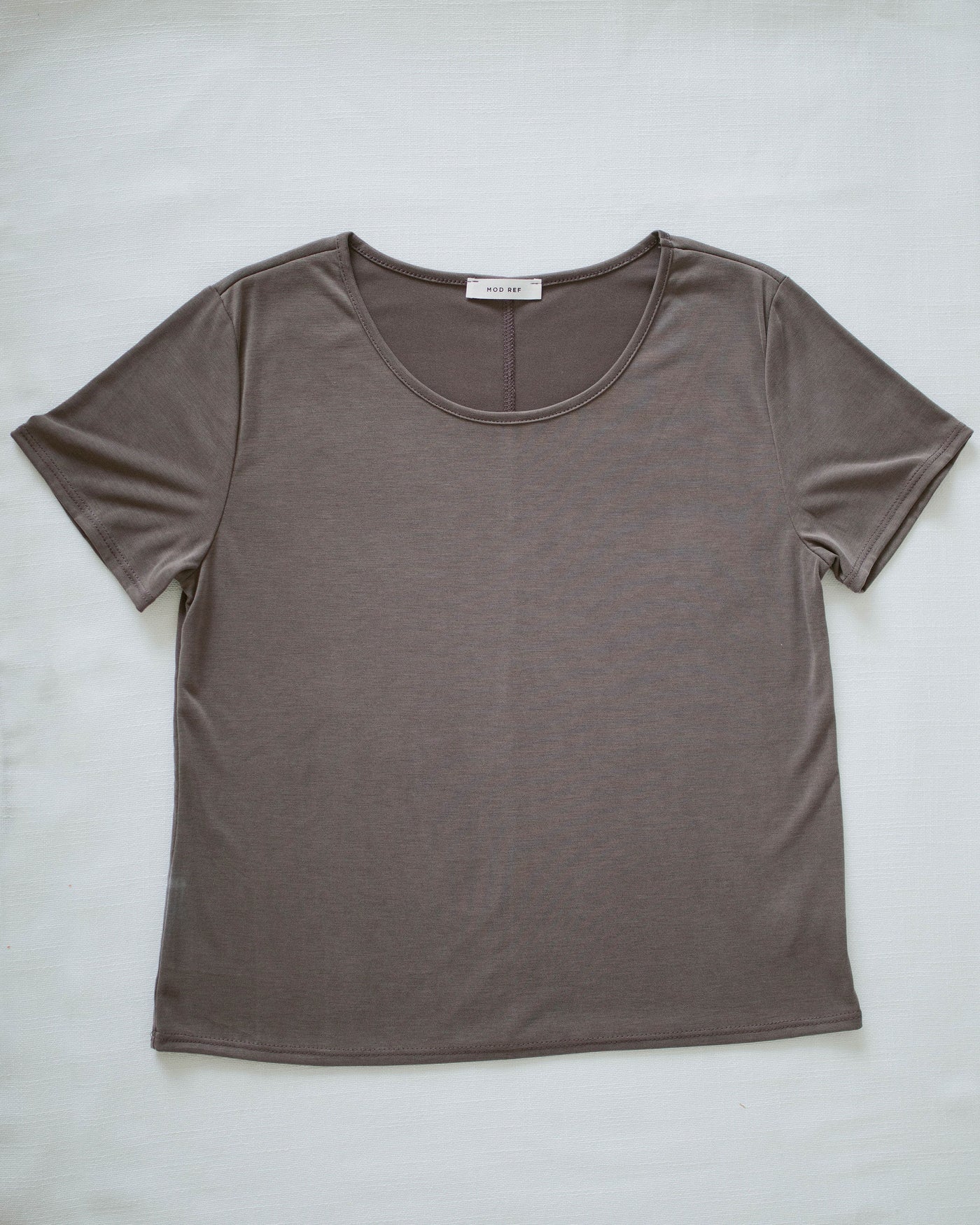 relaxed t-shirt with scoop neck
