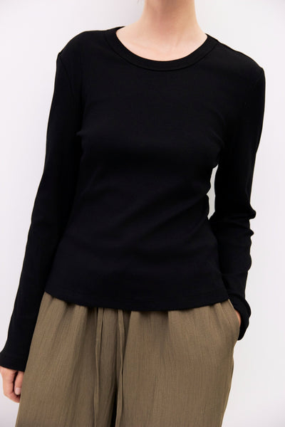 ribbed long sleeve