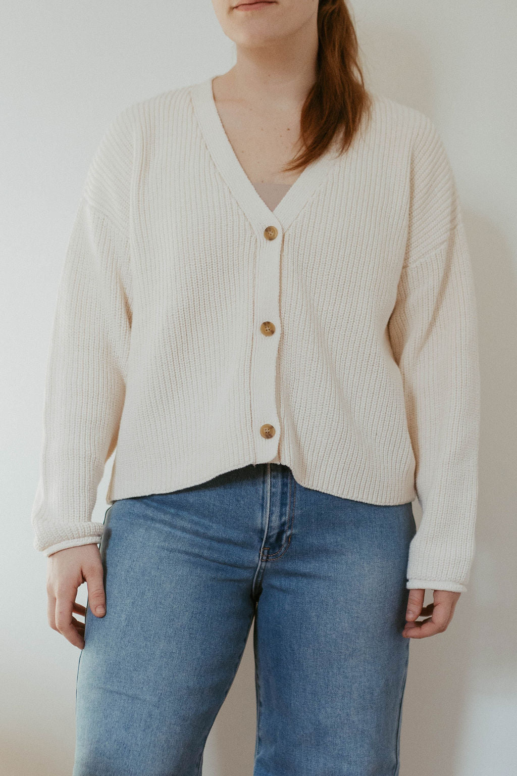 knit button down cardigan