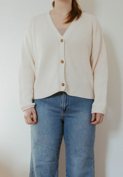 knit button down cardigan