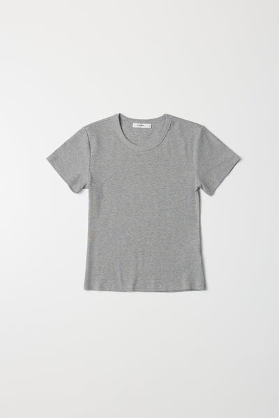 ribbed short sleeve t-shirt