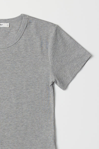 ribbed short sleeve t-shirt