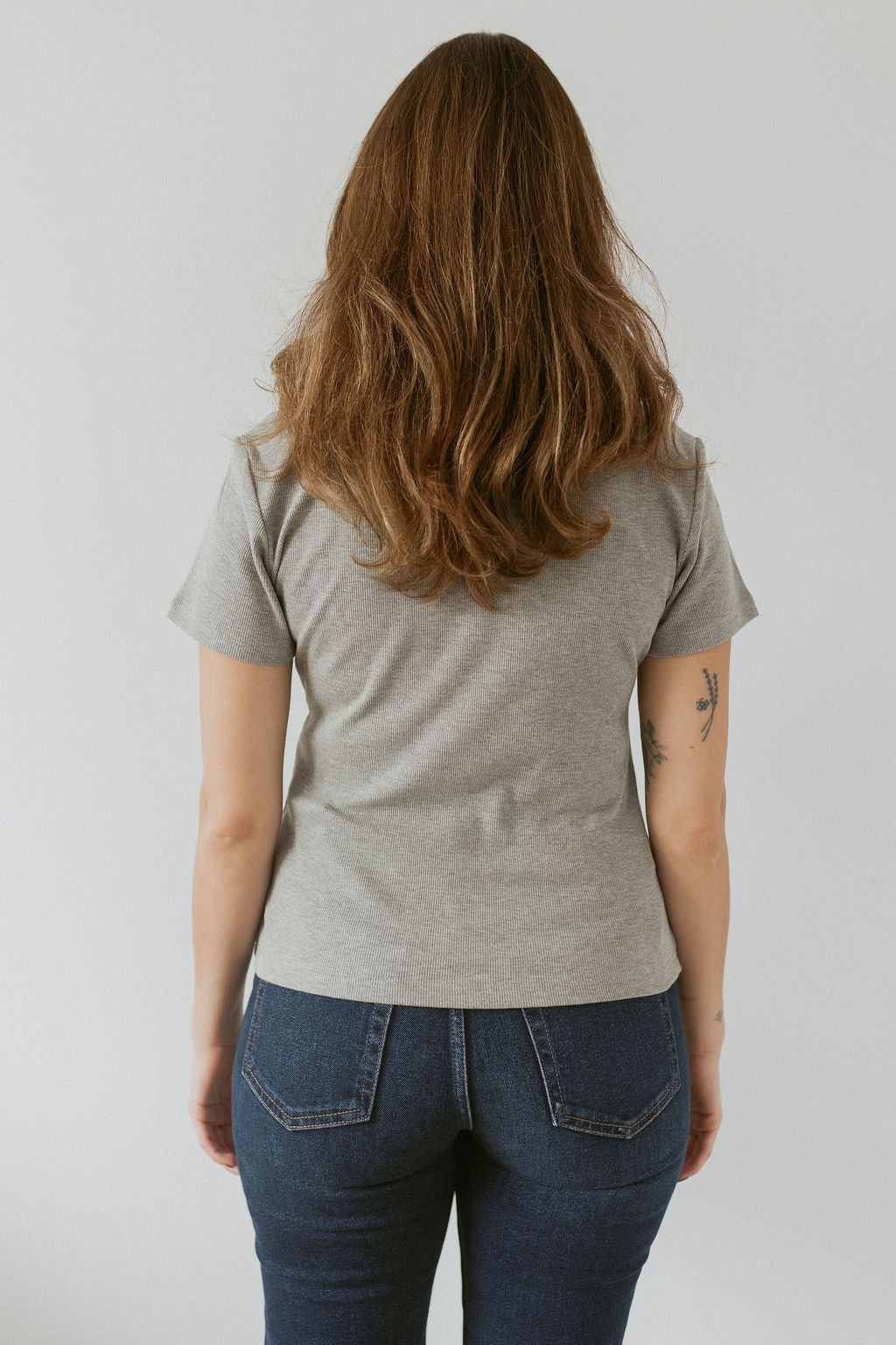ribbed short sleeve t-shirt
