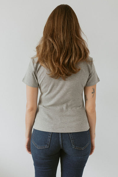 ribbed short sleeve t-shirt
