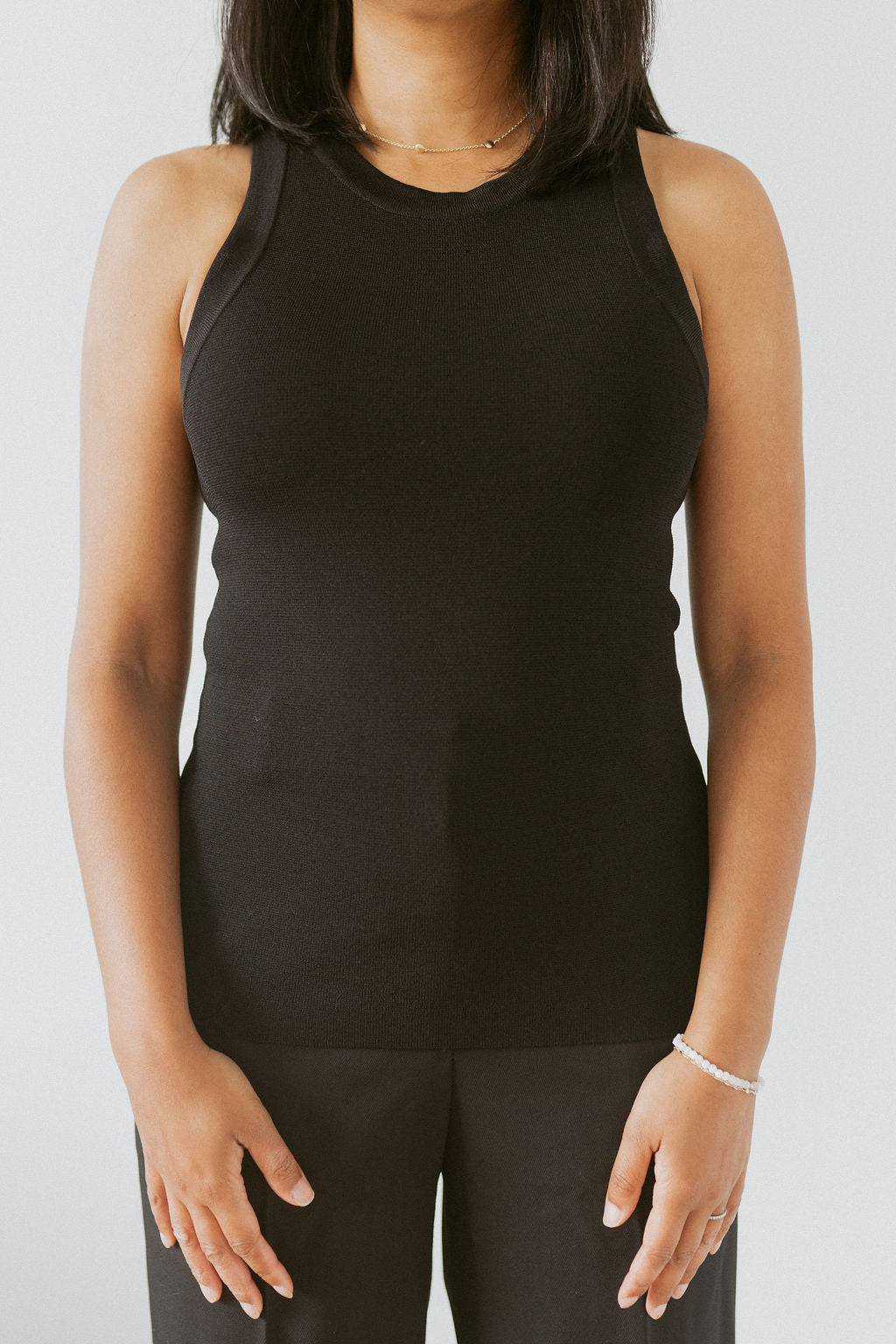 knit racerback tank