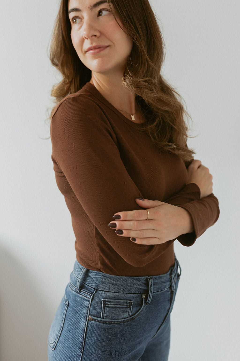 ribbed long sleeve