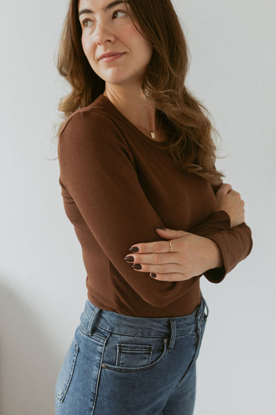 ribbed long sleeve