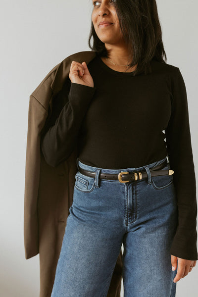 ribbed long sleeve