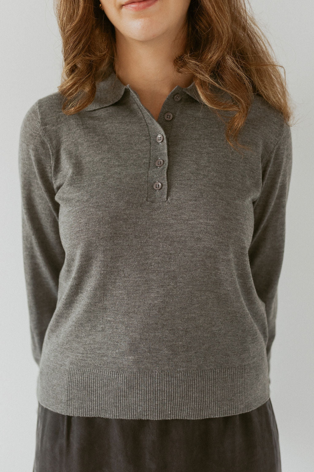 light knit polo
