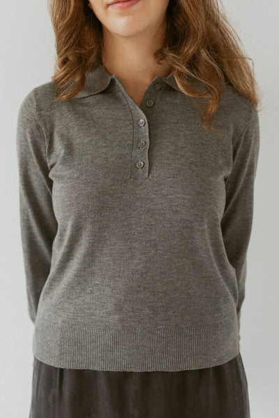 light knit polo
