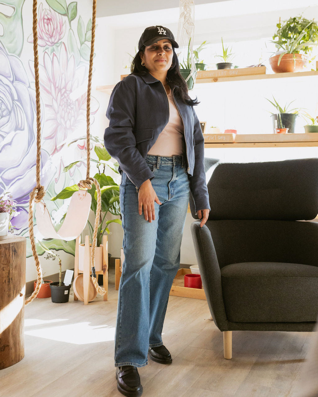 straight leg denim