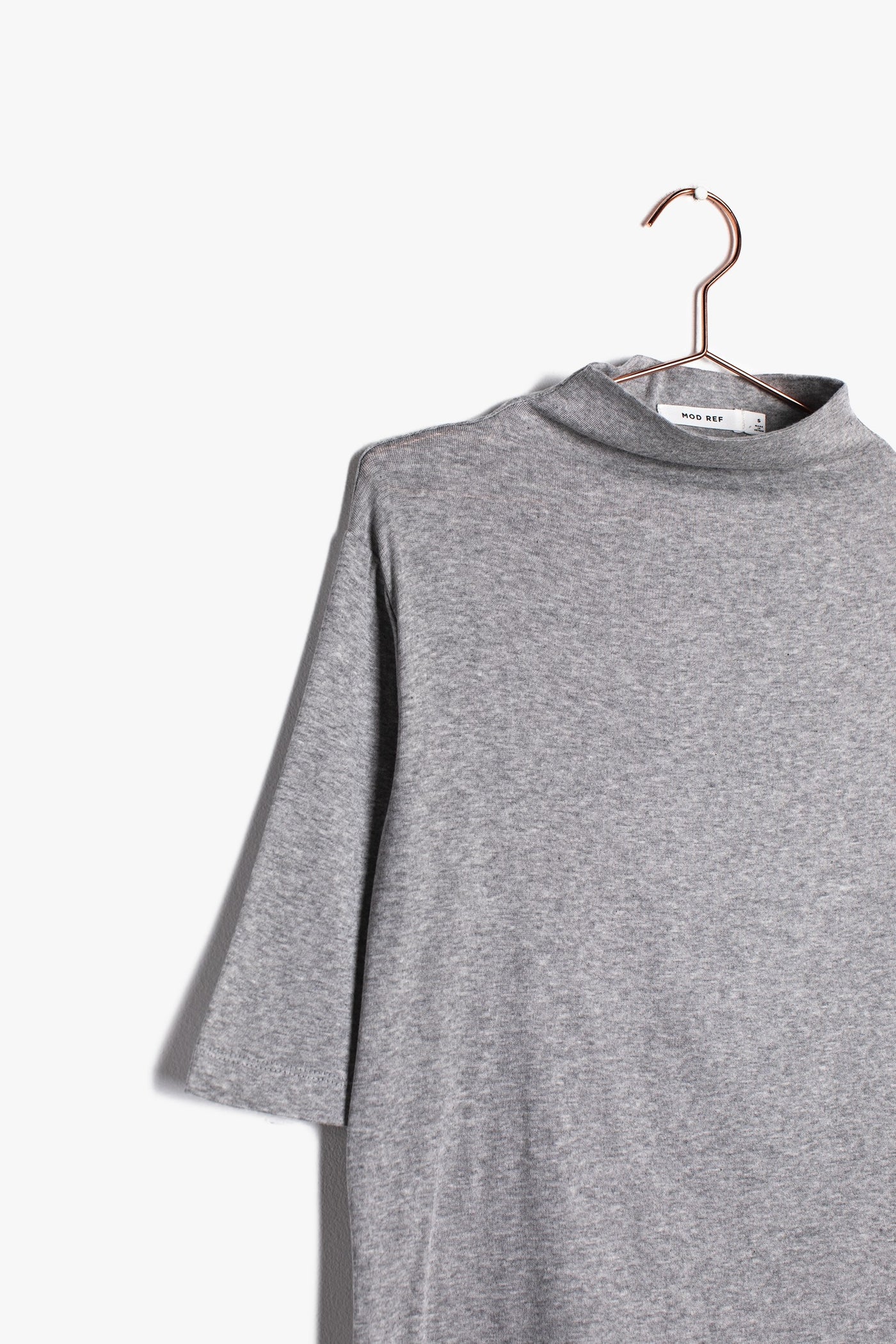 top with mock neck and 3/4 sleeve