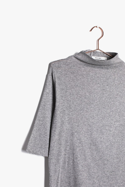 top with mock neck and 3/4 sleeve